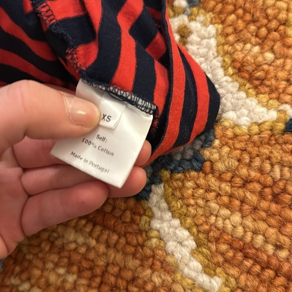 EUC La Ligne navy and red striped long sleeve top- made in Portugal  SZ XS - Picture 3 of 5